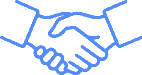 Icon-integrity Handshake icon representing agreement or partnership between two people